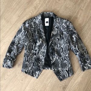 Express Snakeskin Blazer
